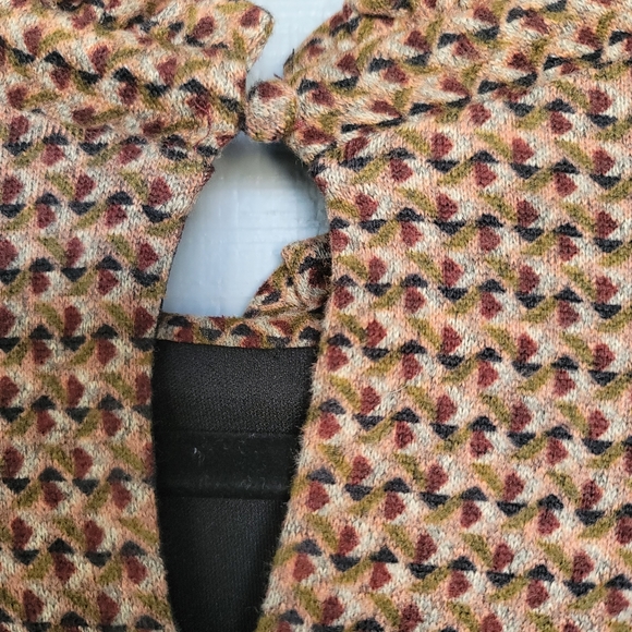 52seven Women's Long-Sleeve Mock Neck Hacci Dress. Size L - Picture 4 of 7